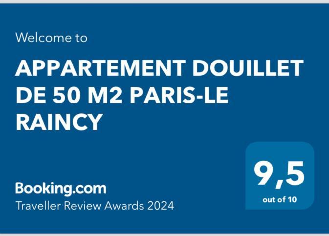 Doux Cocon De 50 M2 Paris-Le Raincy Apartment Екстериор снимка